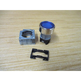 Siemens 3SB3647-0AA51 Blue Button 3SB36470AA51 W Base & Clip - New No Box