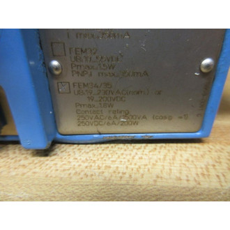 Endress + Hauser FTM30D-G4KB1 Level Limit Switch FEM3435 - Used