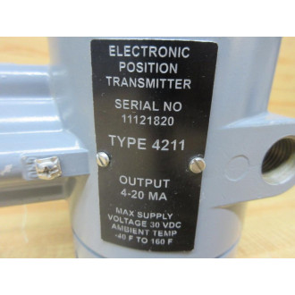 Fisher 4211 Electronic Position Transmitter Type 4211 - New No Box