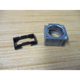 Siemens 3SB3500-1QA21 Pushbutton W Base & Clip