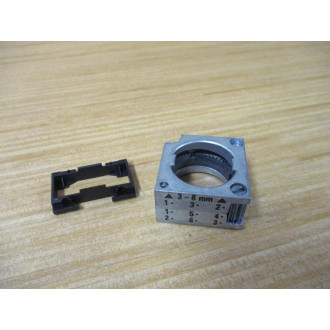 Siemens 3SB3500-0AA41-ZEB Pushbutton W Base & Clip