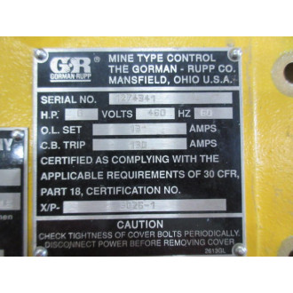 Gorman Rupp XP-3026-1 Control Pump XP30261 With 47631-148 - New No Box
