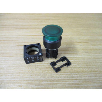 Siemens 3SB3001-1DA41 Pushbutton W Base & Clip - New No Box