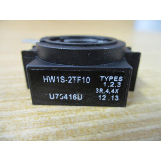 IDEC HW1S-2TF10 Selector Switch HW1S2TF10 Base Only - New No Box