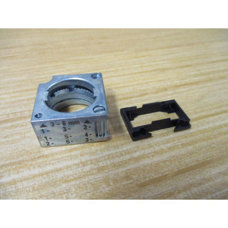Siemens 3SB3604-6BA20 Pilot Light W Base & Clip