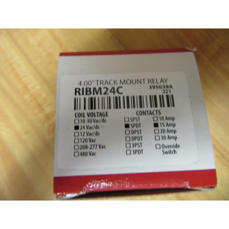 Functional Devices RIBM24C 4.00" Track Mount Relay