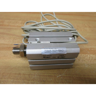 SMC CDQSB25-25DCM-M9BALS Compact Pneumatic Cylinder - New No Box