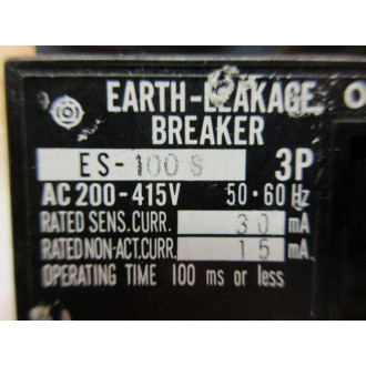 Hitachi ES-100 S 3P Circuit Breaker ES100S3P - New No Box