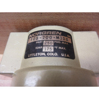 Norgren F08-200-M3DA Pneumatic Filter F08200M3DA - New No Box
