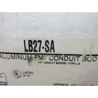 Appleton LB27-SA Emerson Conduit Body LB27SA (Pack of 5)