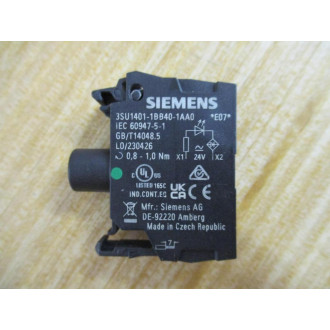 Siemens 3SU1401-1BB40-1AA0 LED Module 3SU14011BB401AA0 - New No Box