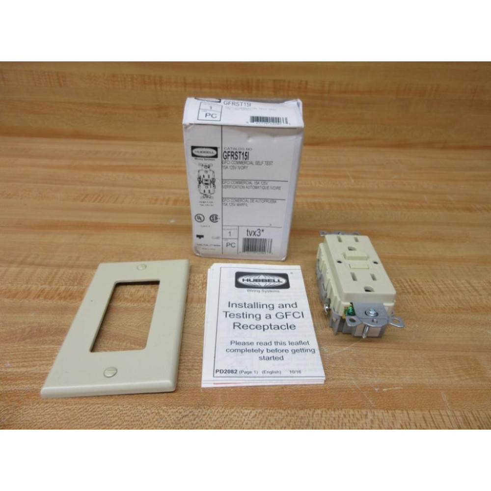 Hubbell GFRST15I GFCI Receptacle