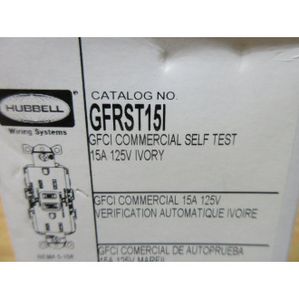 Hubbell GFRST15I GFCI Receptacle
