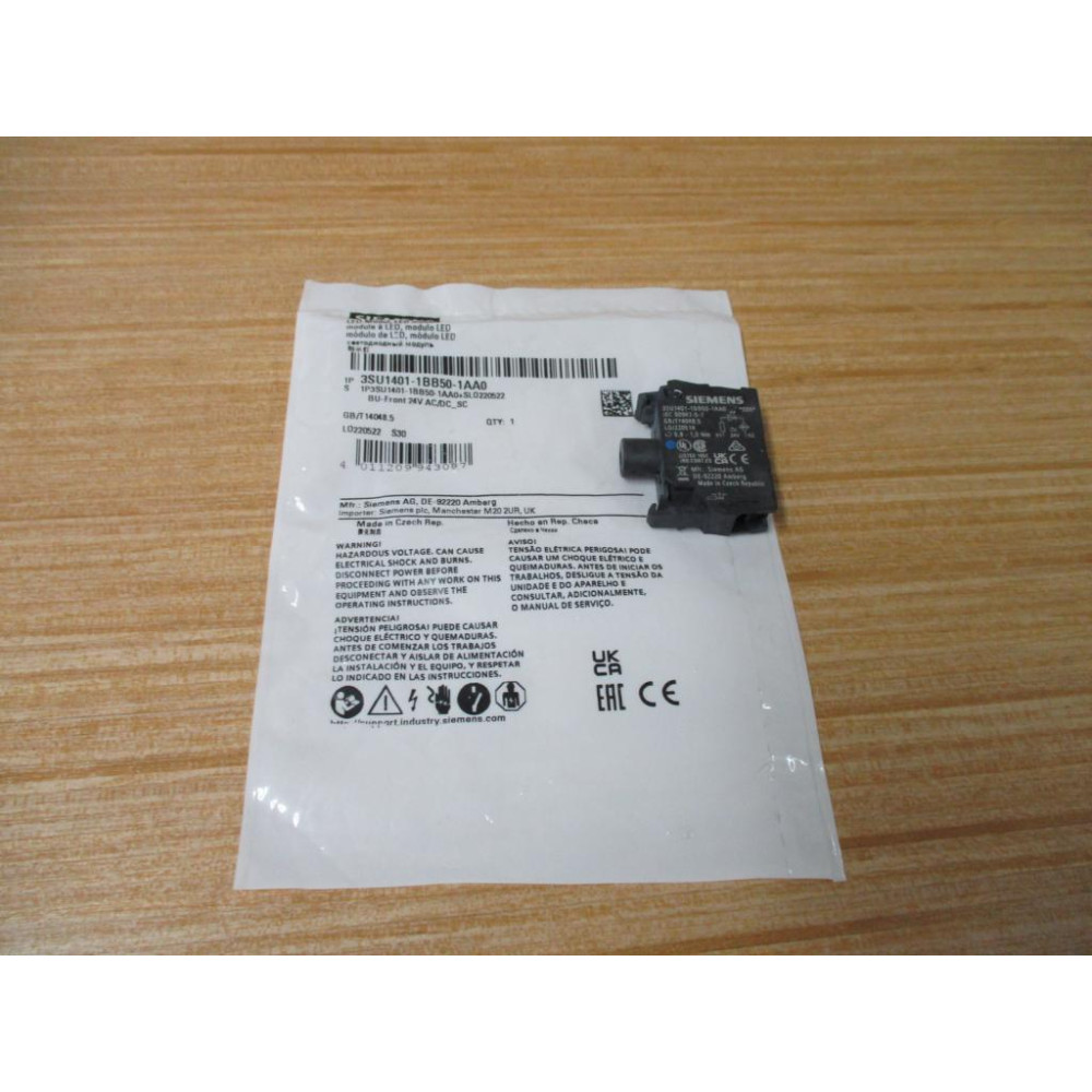 Siemens 3SU1401-1BB50-1AA0 LED Module 3SU14011BB501AA0