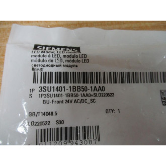 Siemens 3SU1401-1BB50-1AA0 LED Module 3SU14011BB501AA0