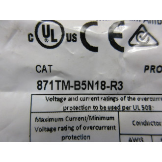 Allen Bradley 871TM-B5N18-R3 Proximity Switch 871TMB5N18R3