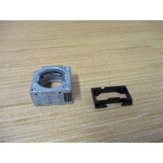 Siemens 3SB3 602-0AA11 Black 3SB36020AA11 W Base & Clip