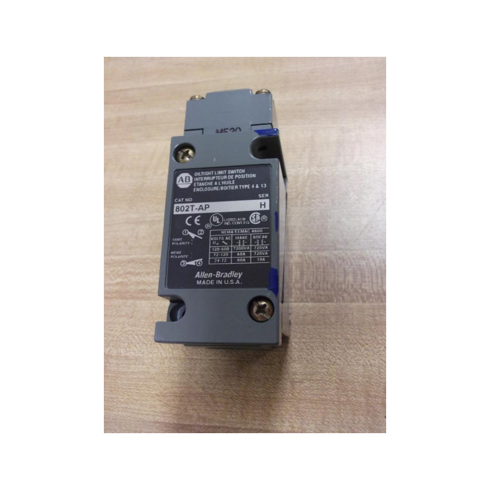 Allen Bradley 802T-AP Limit Switch 802TAP Ser H - New No Box