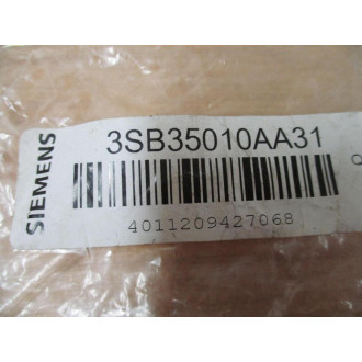 Siemens 3SB3 501-0AA31 Yellow 3SB35010AA31 W Base & Clip