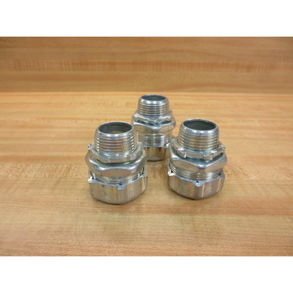 Thomas And Betts 5233 ABB Conduit Connector (Pack of 3) - New No Box