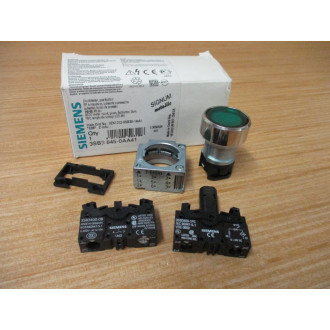 Siemens 3SB3 645-0AA41 Green Button 3SB36450AA41 Complete