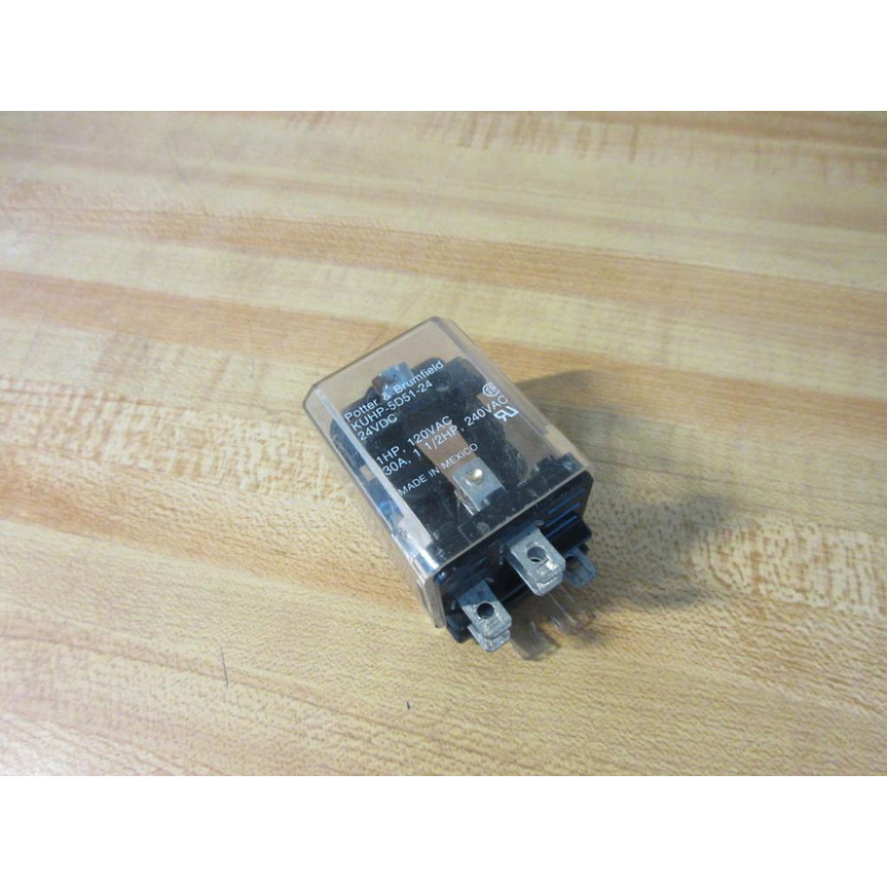 Potter & Brumfield KUHP-5D51-24V DC AMF Relay KUHP-5D51-24 - Used