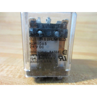 Potter & Brumfield KUP11DA5-24V DC AMF Relay KUP11DA5 - Used