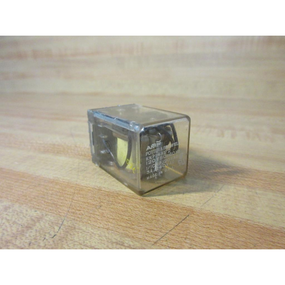 Potter & Brumfield KNP14A22-120V AC AMF Relay KNP14A22 - Used
