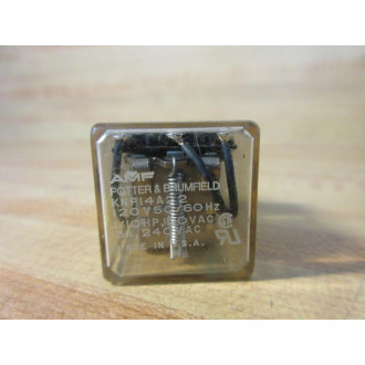 Potter & Brumfield KNP14A22-120V AC AMF Relay KNP14A22 - Used