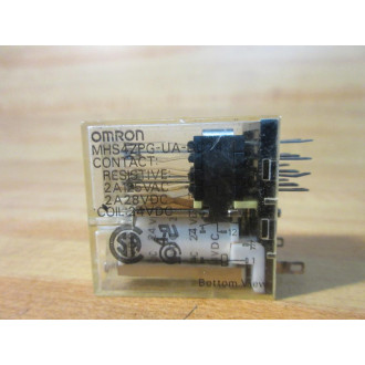Omron MHS4ZPG-UA-DC24 Relay MHS4ZPGUADC24 - Used