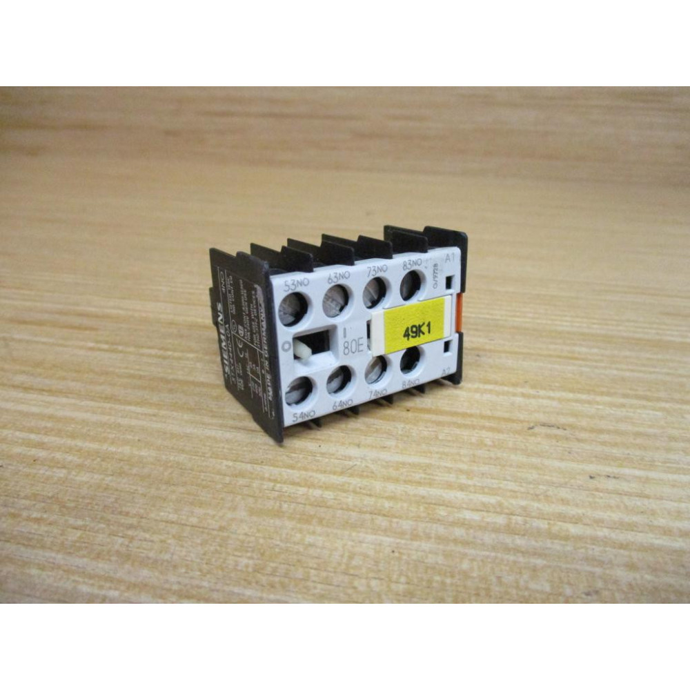Siemens 3TX4440-0A Auxiliary Switch Block 3TX44400A - Used