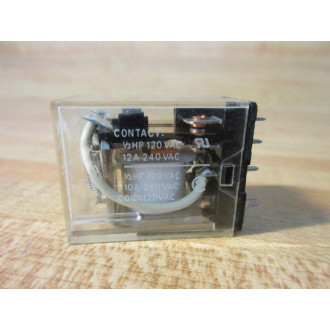 Omron LY2-0-US-120V AC Relay LY2-0-US - New No Box