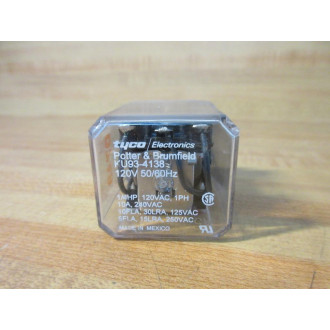 Potter & Brumfield KU93-4138-120V AC Tyco Relay KU93-4138 - Used