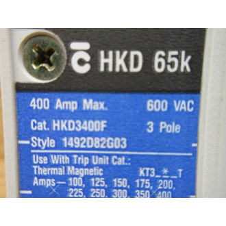 Westinghouse HKD3400F Industrial Circuit Breaker HKD 65K - New No Box