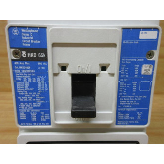 Westinghouse HKD3400F Industrial Circuit Breaker HKD 65K - New No Box