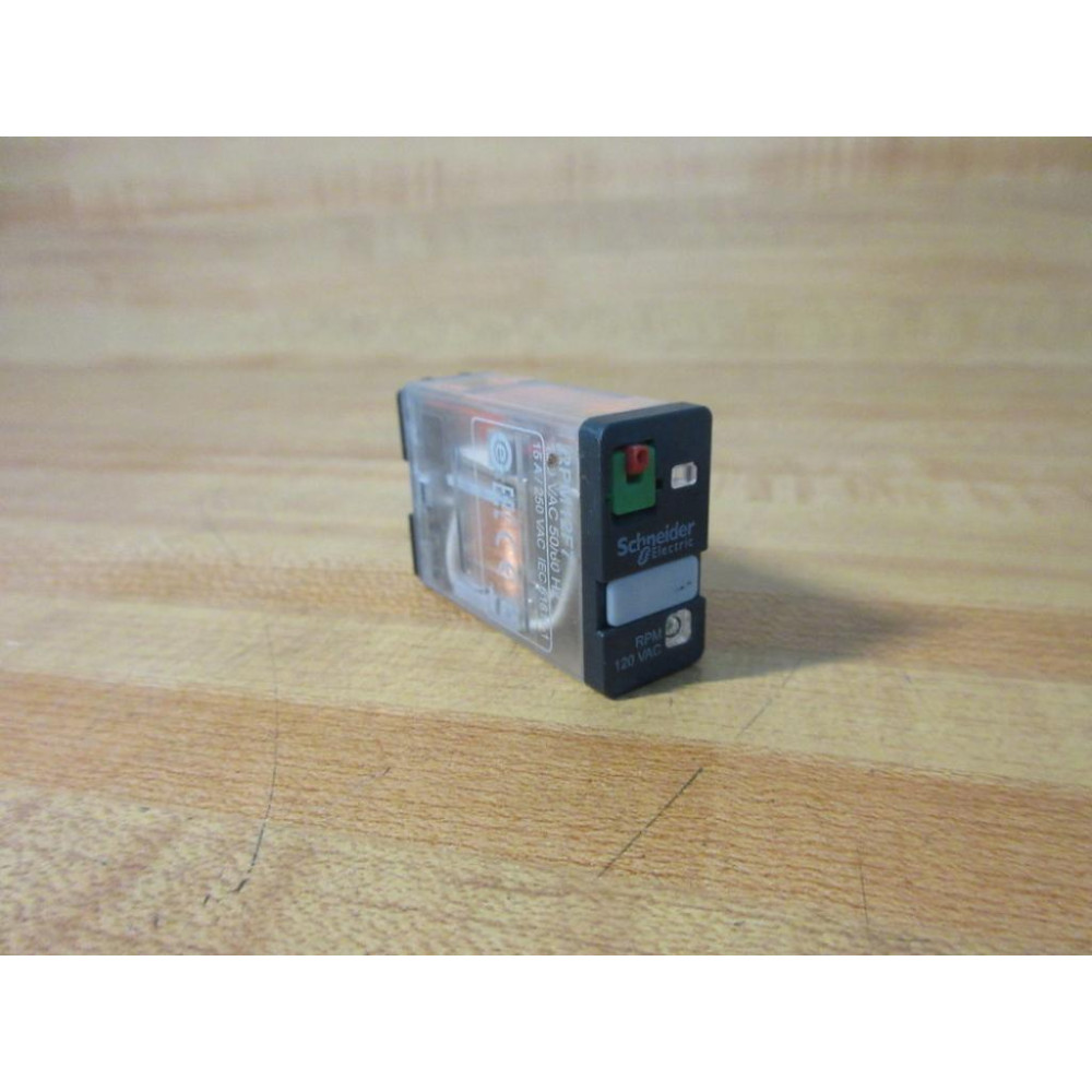 Schneider Electric RPM12F7-120VAC Relay RPM12F7 - Used