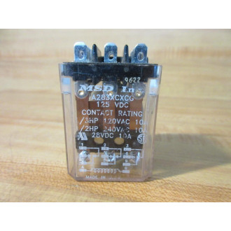 MSD A283XCXCG-125V DC Relay A283XCXCG - Used