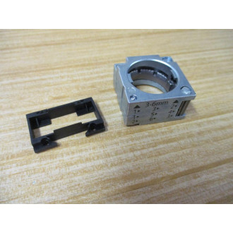 Siemens 3SB3648-6BA20-0CC0 Red 3SB36486BA200CC0 W SB3403-1QB, Base & Clip