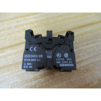 Siemens 3SB3602-0AA51-0CC0 Blue 3SB36020AA510CC0 W 3SB3403-0B, Base & Clip