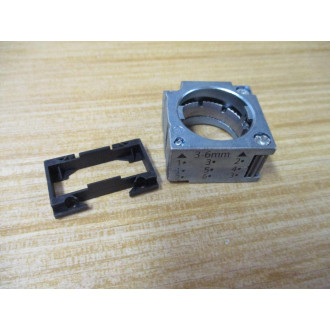 Siemens 3SB3602-0AA51-0CC0 Blue 3SB36020AA510CC0 W 3SB3403-0B, Base & Clip