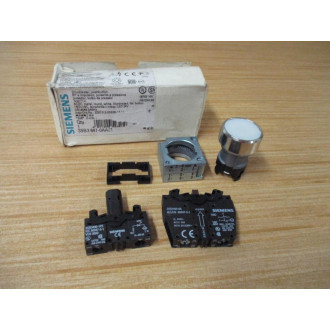 Siemens 3SB3647-0AA61 White 3SB36470AA61 Complete