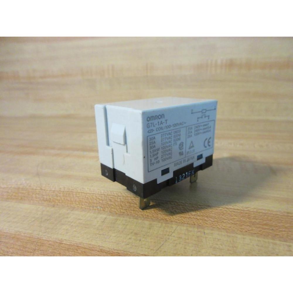 Omron G7L-1A-T 100-120V AC Power Relay G7L-1A-T - Used