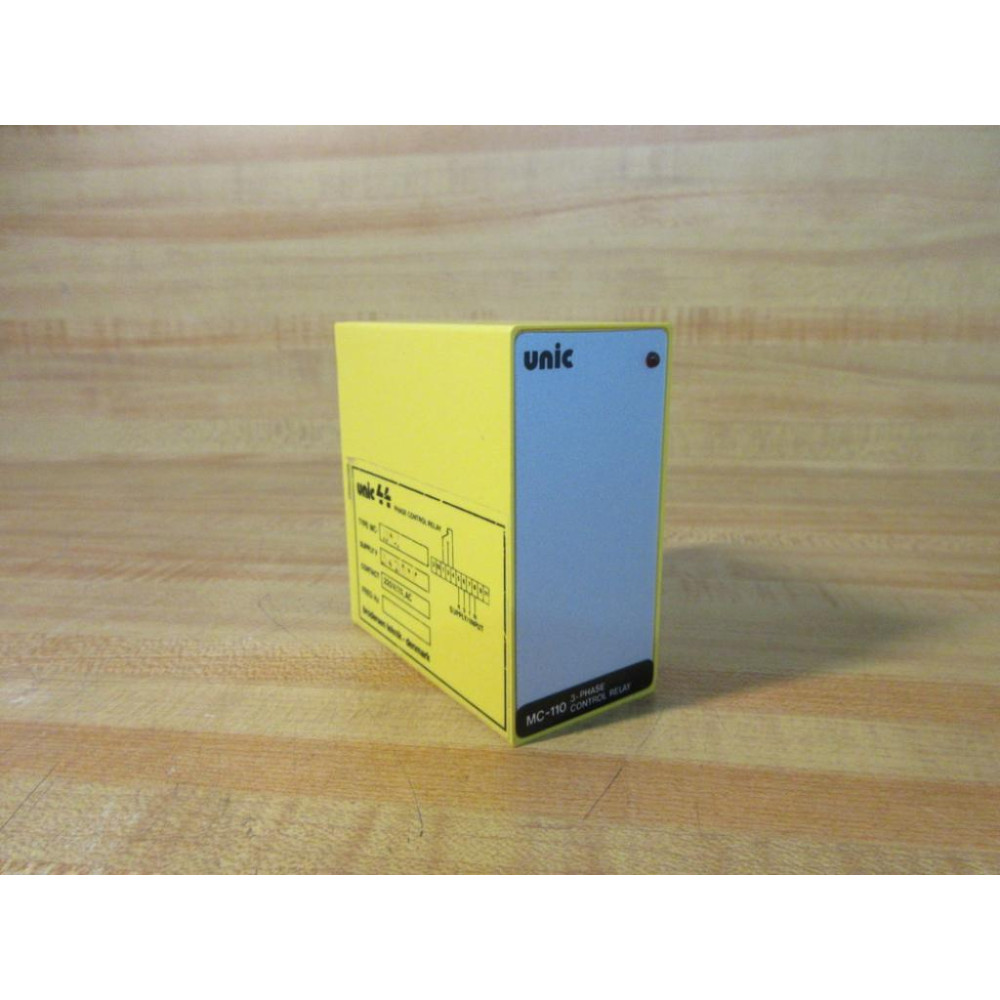 Unic MC-110.1 Phase Control Relay MC-110 - Used
