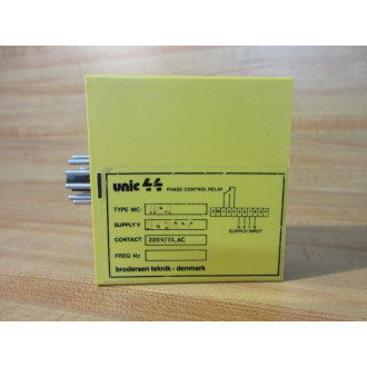 Unic MC-110.1 Phase Control Relay MC-110 - Used