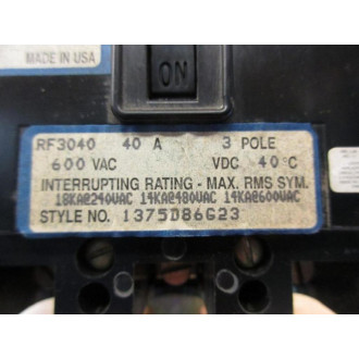 Westinghouse RF3040 Circuit Breaker