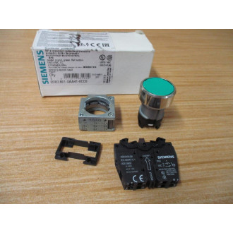 Siemens 3SB3601-0AA41-0CC0 Green 3SB36010AA410CC0 Complete