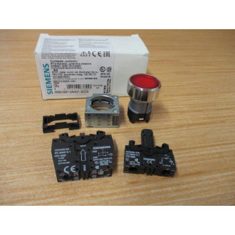 Siemens 3SB3 647-0AA21-0CC0 Red 3SB36470AA210CC0 Complete