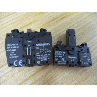 Siemens 3SB3 647-0AA21-0CC0 Red 3SB36470AA210CC0 Complete