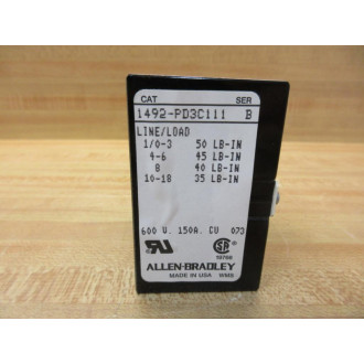 Allen Bradley 1492-PD3C111 Power Block