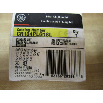 General Electric CR104PLG18L Indicating Light Blue